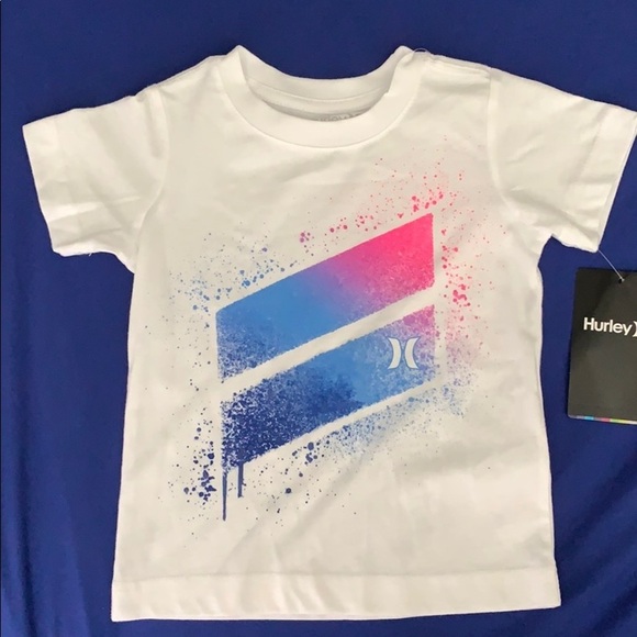 Hurley Unisex Colorful T-Shirt - Picture 1 of 4